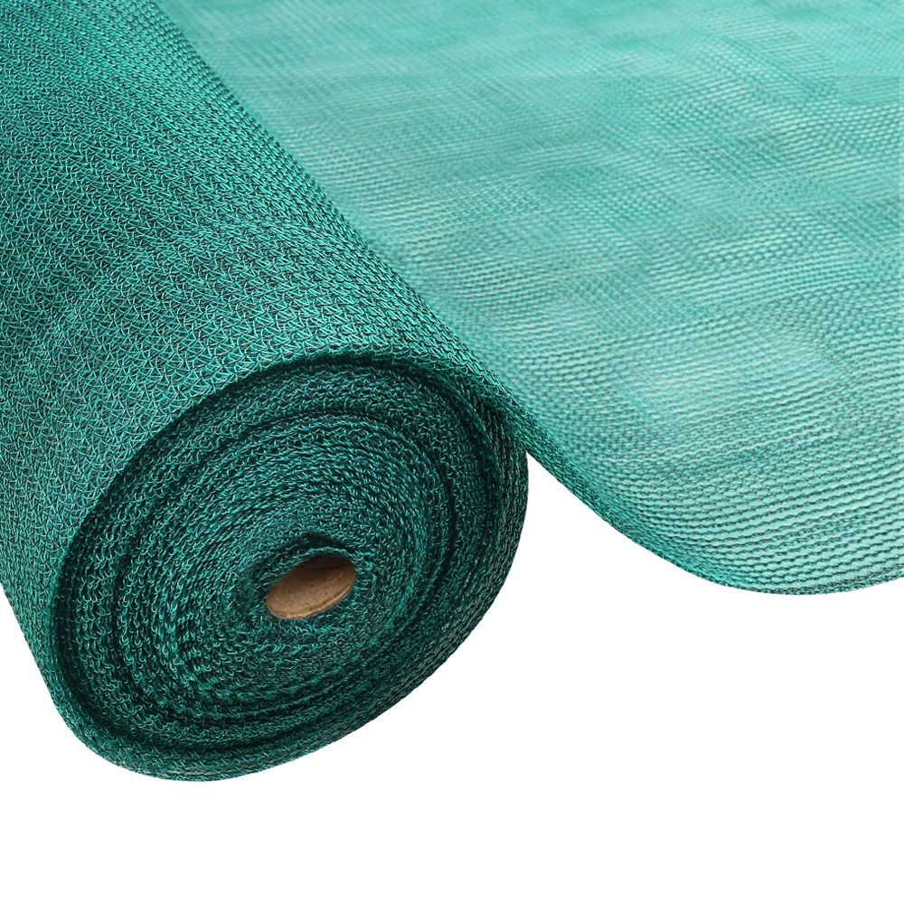 Instahut 30% Shade Cloth 3.66x20m Shadecloth Wide Heavy Duty Green