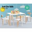 Keezi 5PCS Kids Table and Chairs Set Activity Toy Play Desk