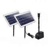 Gardeon Solar Pond Pump with 2 Panels 7.2FT