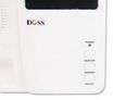 DOSS Black and White Audio / Video 4" CRT Screen Door Phone Intercom System with Adjustable Camera