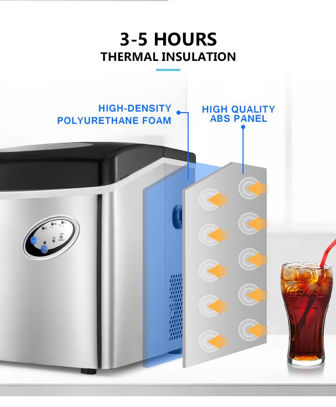 Maxkon 27KG Ice Cube Maker Machine Dispenser Home Commercial Benchtop