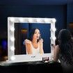 Maxkon Hollywood Style Makeup Mirror 14 LED Lights Vanity Mirror w/Dimmer Control - White