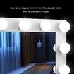 Maxkon Hollywood Style Makeup Mirror 14 LED Lights Vanity Mirror w/Dimmer Control - White