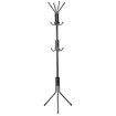 180cm Metal Coat Rack Entryway Hat Hanger Stand Tree Coat Holder-Black