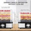 Food Dehydrator Fruit Meat Dryer Beef Jerky Maker w/ 7 Adjustable Trays - Black