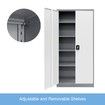 Lockable Filing Cabinet Office Furniture Document Storage with ...