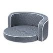 Pet Bed Foldable Cushion Linen Fabric Dog Cat Bed Sofa Couch Puppy Kitten Luxury Lounge