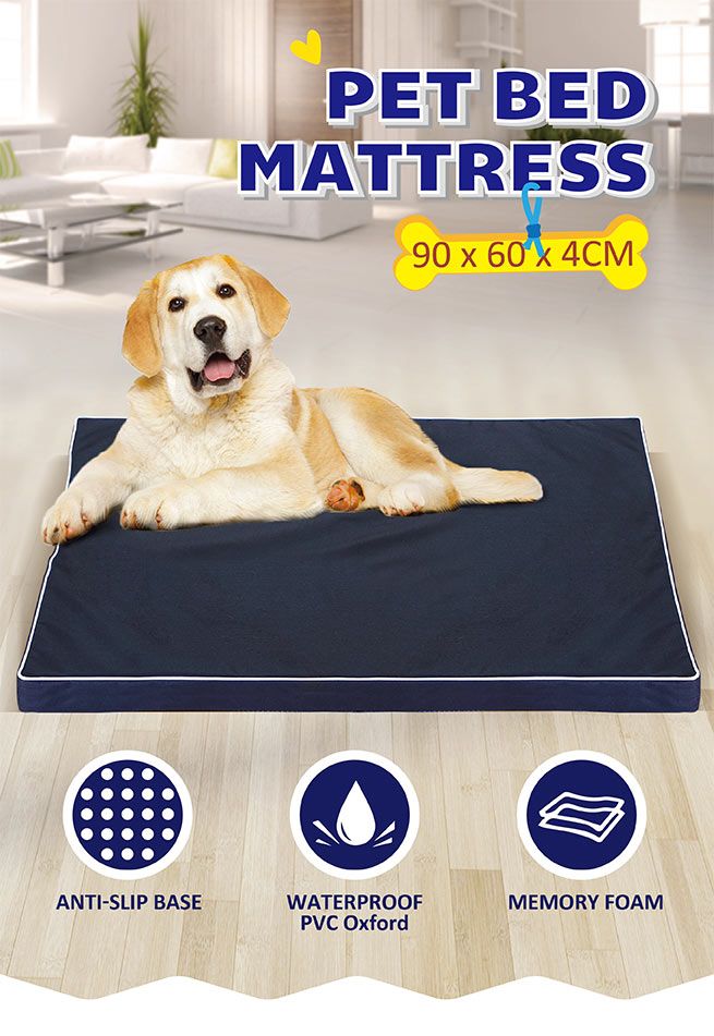 Memory Foam Pet Dog Bed Mattress Waterproof Soft Puppy Cat Mat Pad