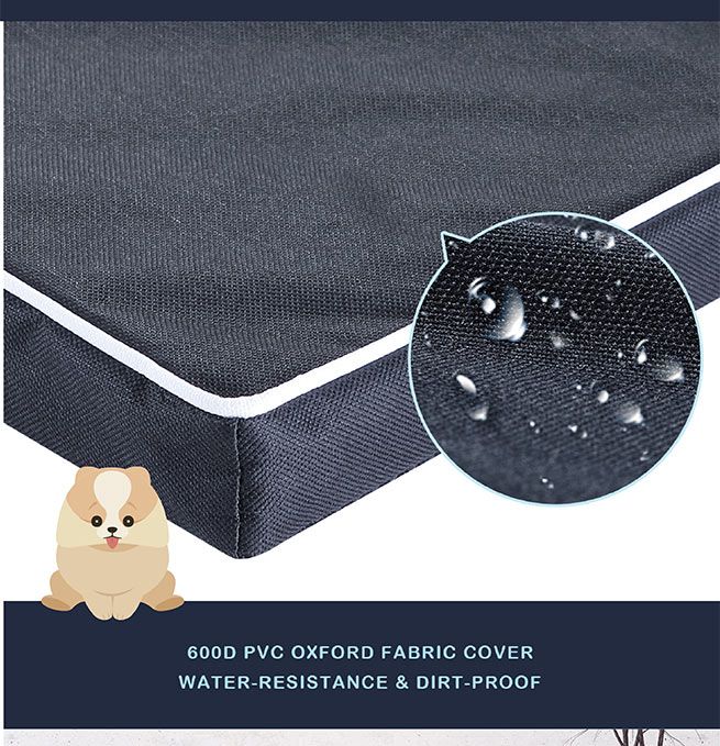 Memory Foam Pet Dog Bed Mattress Waterproof Soft Puppy Cat Mat Pad