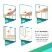 8 Panel Wooden Kids Playpen Foldable Removable - Burlywood