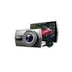 4.0 inch metal case night vision dual screen car dash dvr camera