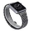 Linked Stainless Steel Apple Watch iWatch Band 38mm 40mm 42mm 44mm Compatible