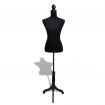 Ladies Bust Display Black Female Mannequin Female Dress Form