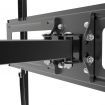 Double-armed Tilt Swivel Wall TV Bracket 3D 400x400mm 32"-55"