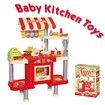 Kids Play Shop Pretend Play Toy Kitchen Set Cooking Toys Pots Pans Cash Register