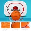 1.6m-2.4m Large Kids Portable Basketball Hoop Stand System Set Adjustable Height Net Ring Ball