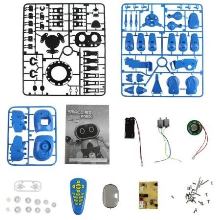 diy assembled electric robot induction educational toy