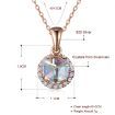 Square Crystal Stone Crystal-encrusted Base Sterling Silver-Pink Champagne