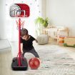 1.1m/1.6m Kids Portable Basketball Hoop Stand System w/Adjustable Height