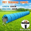 Dog Agility Tunnel Doggy Training Cave Puppy Chute Pet Exercise Play Toy Portable Carry Bag 5.5M