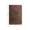 120x160cm Ultra Soft Shaggy Floor Rug Camel Fluffy Shag Carpet Anti-Slip Area Bedroom Mat