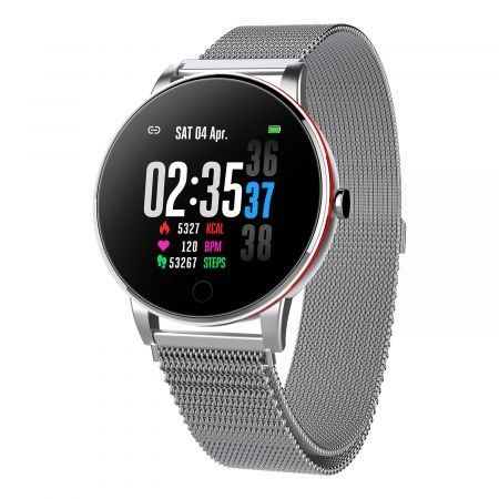 silver ladies smart watch