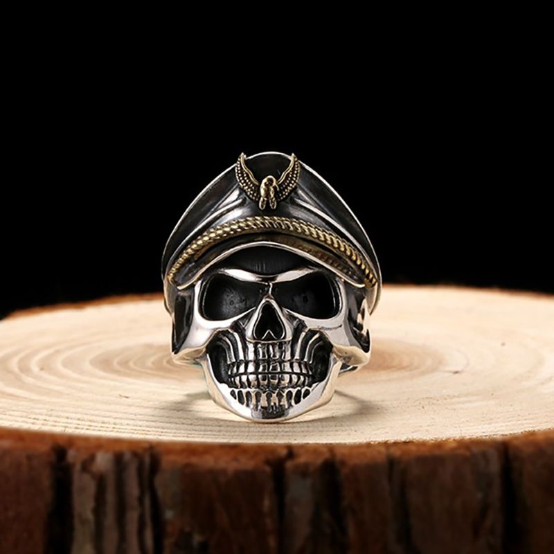 S925 sterling silver Gothic ring