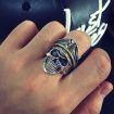 S925 sterling silver Gothic ring