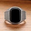 S925 sterling silver Gothic ring
