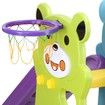 Colourful Swing Slide Basketball Playground Set Kids Play Gym