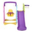 Colourful Swing Slide Basketball Playground Set Kids Play Gym