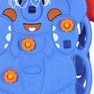 Kids Toddler Slide Swing Basketball Hoop Playset Elephant Style