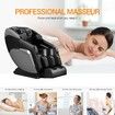 HOMASA Black Full body Massage Chair Zero Gravity Recliner