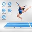 10m Professional Air Track Floor Mat 20cm Thickness with Pump-Blue