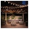 32M LED String Lights Weatherproof Outdoor Festoon Bulbs w/31 Bulbs