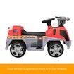 New 6V 4.5Ah Kids Ride on Electric Car Fire Fighting Truck w/ Bubble Gun 