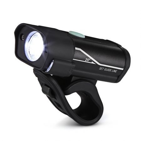 arlec rechargeable front torch and rear bike light set