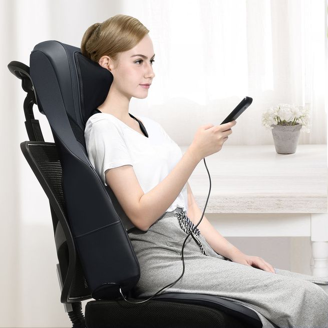 back and neck massager chair