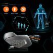 HOMASA 4D Electric Massage Recliner Chair Zero Gravity Massager Grey 