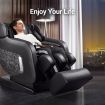 HOMASA 4D Electric Massage Recliner Chair Zero Gravity Massager Grey 