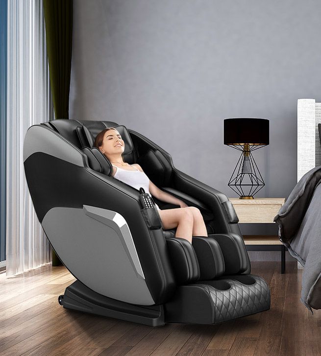 Homasa Black Full Body Massage Chair Zero Gravity Recliner Crazy Sales
