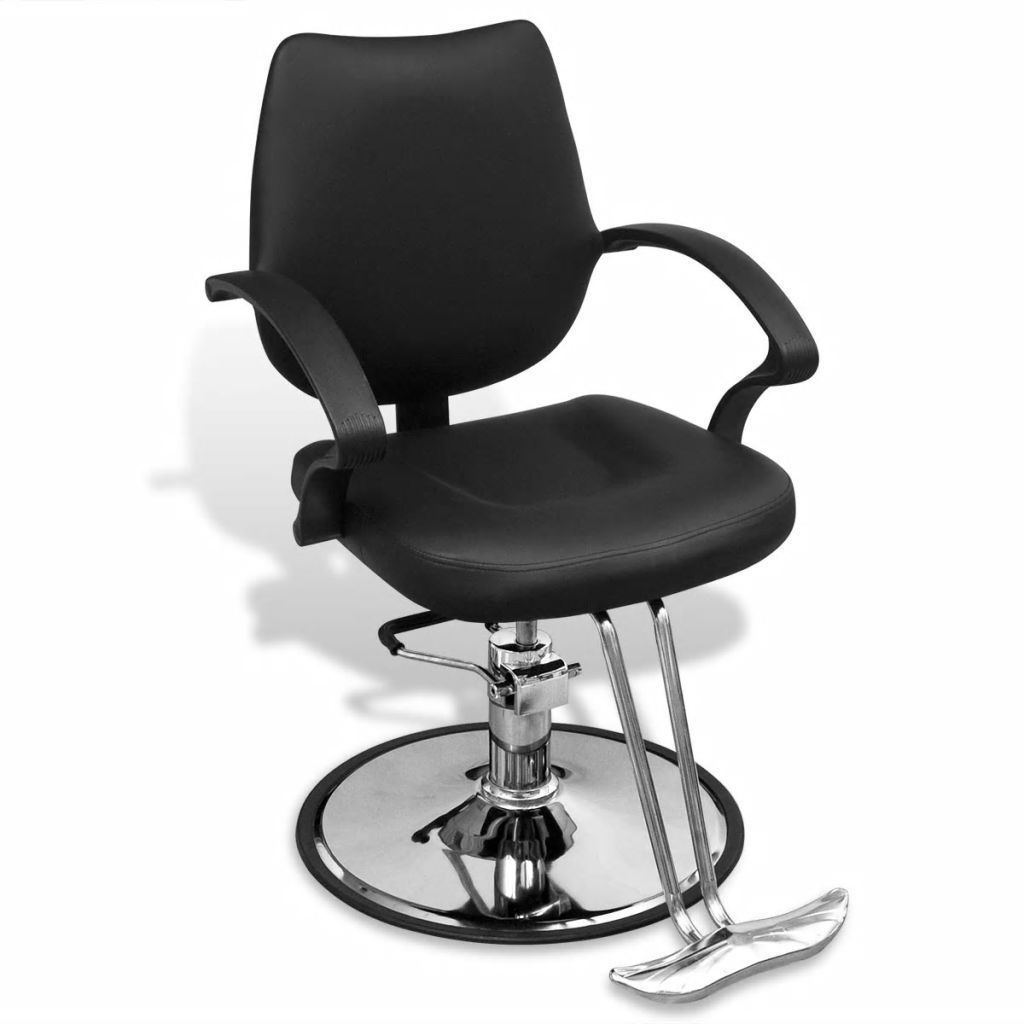 Professional Barber Chair Artificial Leather Black