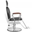 Professional Barber Chair with Headrest Artificial Leather Black