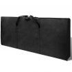 Folding Manicure Nail Table with Castors Black