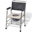 Commode Chair Steel Black