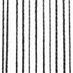 String Curtains 2 pcs 140x250 cm Black