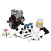 Airbrush compressor set with 3 pistols 310 x 150 x 310 mm