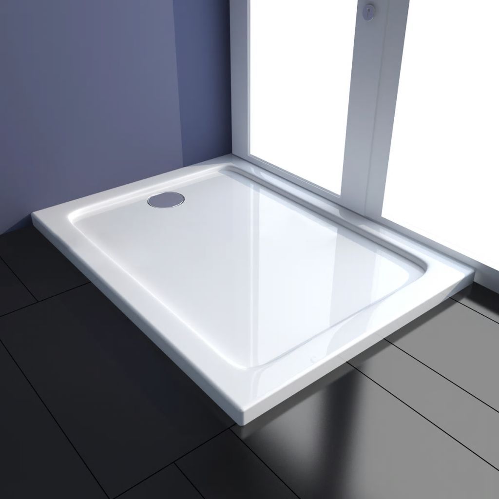 Rectangular ABS Shower Base Tray 80 x 100 cm