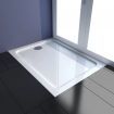 Rectangular ABS Shower Base Tray 80 x 100 cm