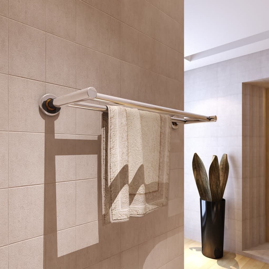 Stainless Steel Towel Rack 2 Tubes